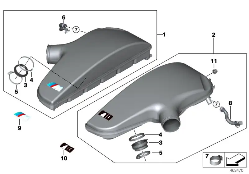 BMW Verschlusskupplung E60 E61 E63 E64 E85 E86 13907516165