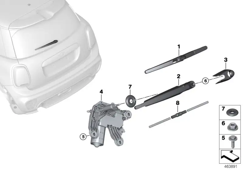 BMW Kappe F55 F56 F56E 61617347624 - Bildposition 03