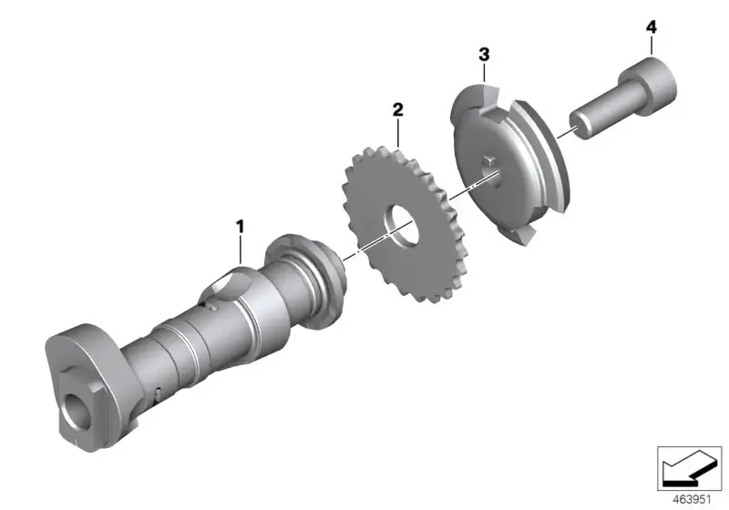 BMW Nockenwellensensorrad K21 K22 K23 K32 K33 11318562447 - Bildp