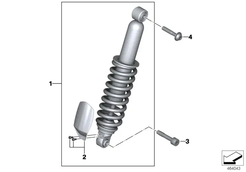 BMW Federbein vorn 31487727598 - Bildposition 01