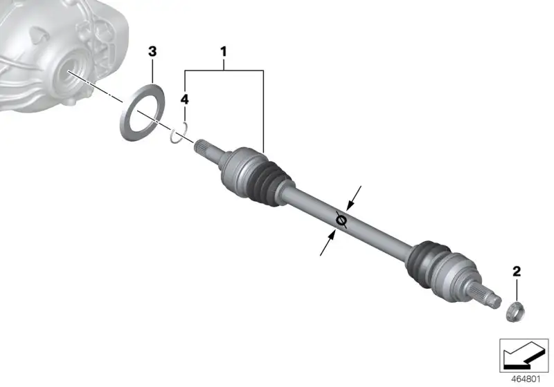 BMW Staubschutzteller Kunststoff 33215A31339 - Bildposition 03