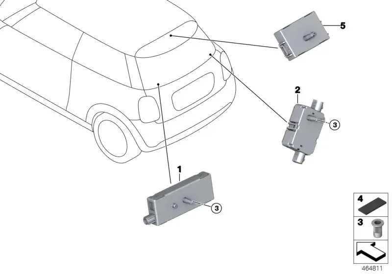 BMW Entstörfilter F54 F56 F60 65209338151 - Bildposition 05