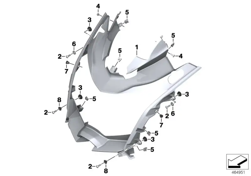BMW Scheinwerferhalter K19 46638556392