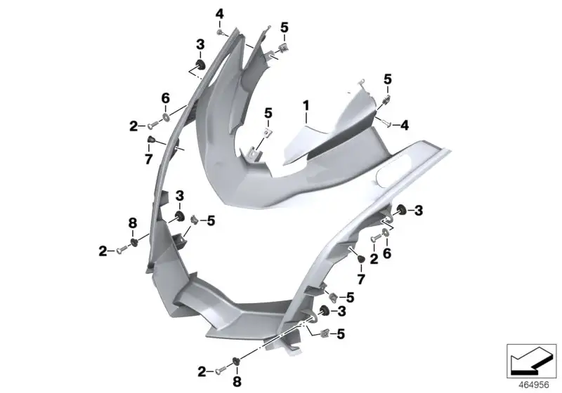 BMW Scheinwerferhalter K19 46637725009 - Bildposition 01