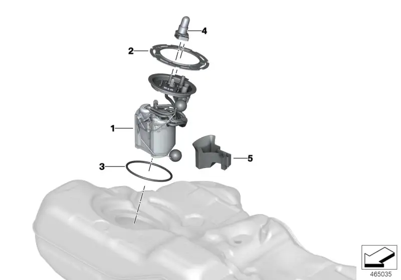BMW Behälter G01 G02 G05 G06 G07 G11 G12 G14 G15 G16 G30 G31 G32