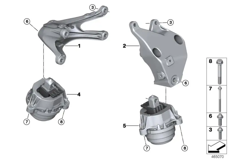 BMW Sechskantschraube G11 G12 G14 G15 G16 G30 G31 G32 07119908621