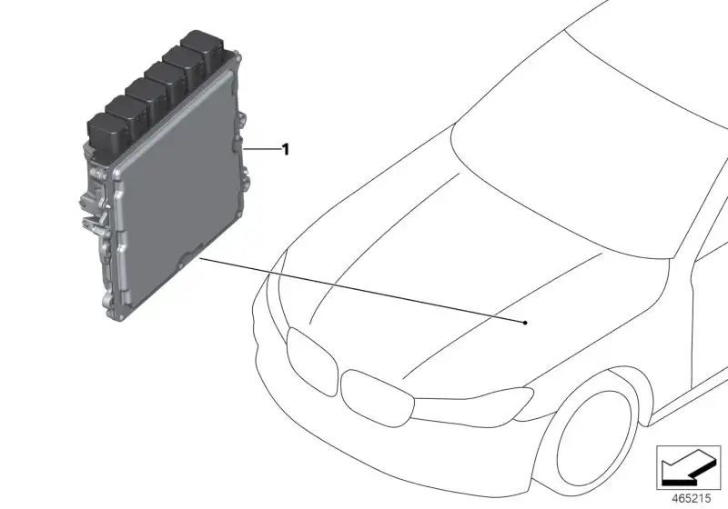 BMW Grundsteuergerät DME G01 G02 G11 G12 G30 G31 G32 12148489464