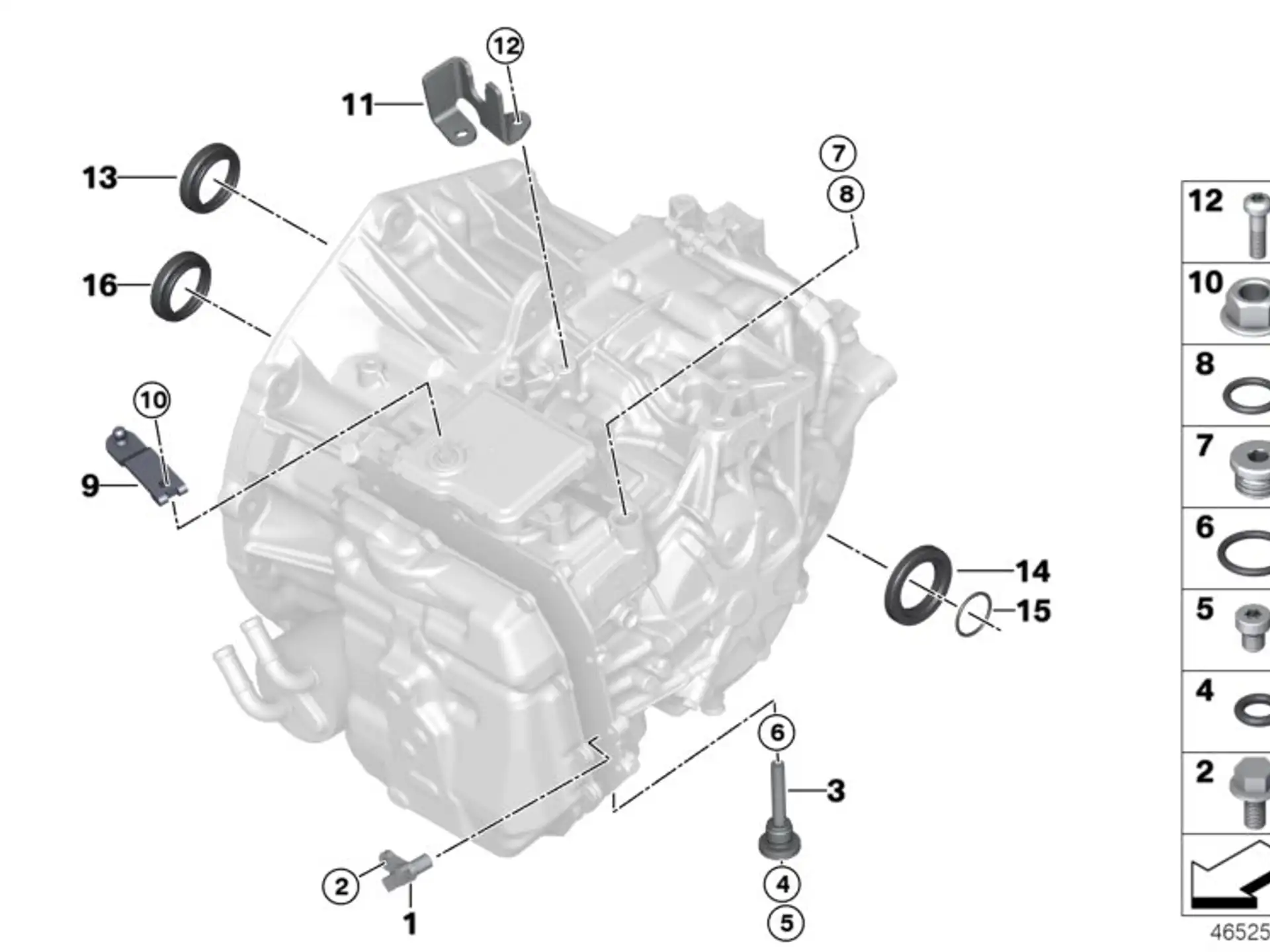 BMW O-Ring F39 F45 F46 F48 I12 I15 F54 F55 F56 F57 F60 24278627913