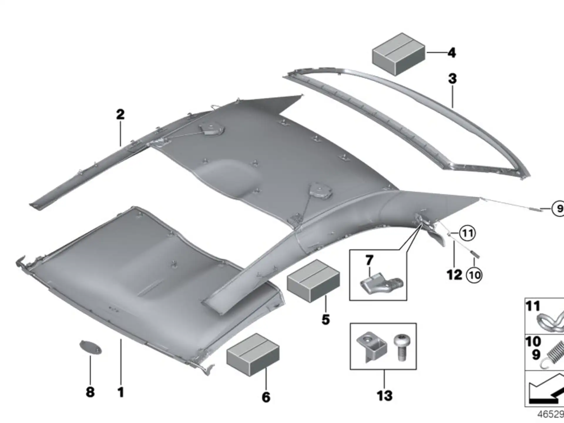 BMW Zugfeder E93 F33 F83 54377206486