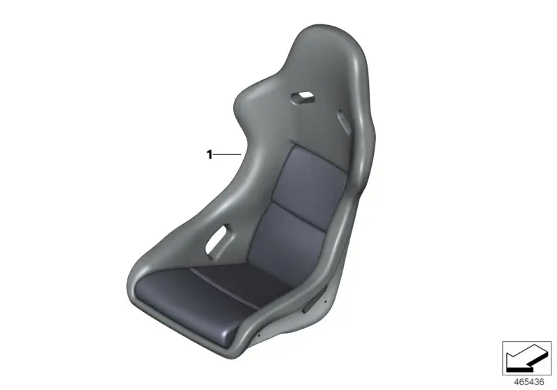 BMW Komplettsitz links F82 52108072473 - 4er F82