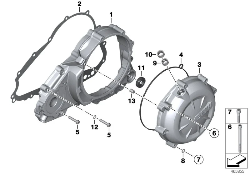 BMW Wellendichtring K15 K70 K71 K72 K73 K75 R13 11142343038