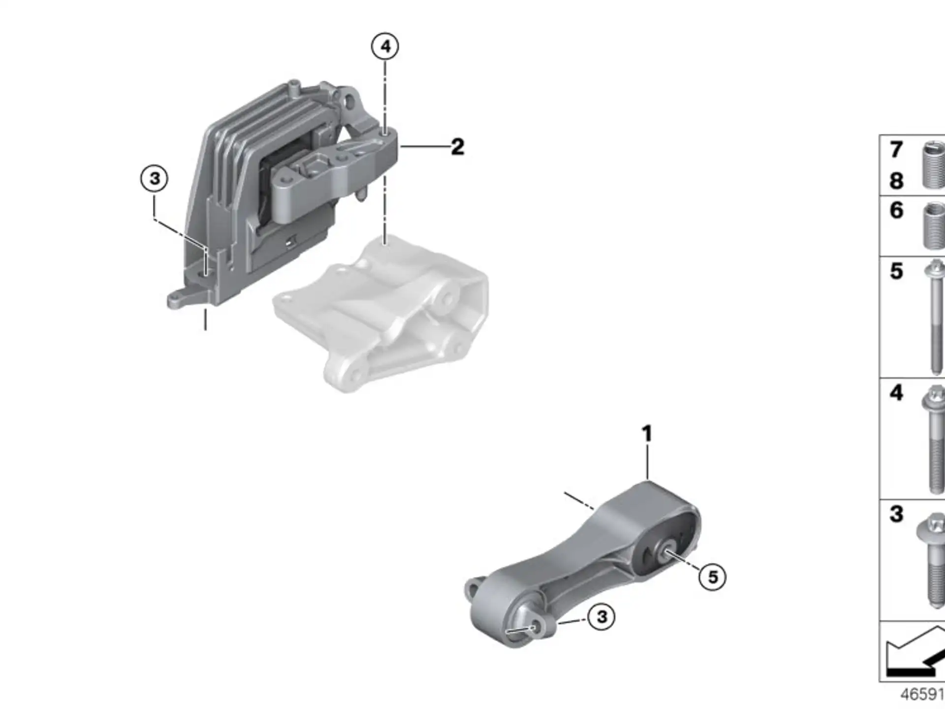 BMW ASA-Schraube F39 F20 F44 F45 F46 F48 I01 I12 I15 F54 F55 F56 F56E F57 F60 31106868038