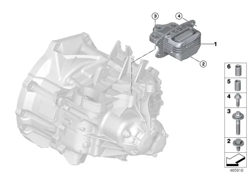 BMW Sechskantschraube gewindefurchend F39 F20 F44 F45 F46 F48 G11