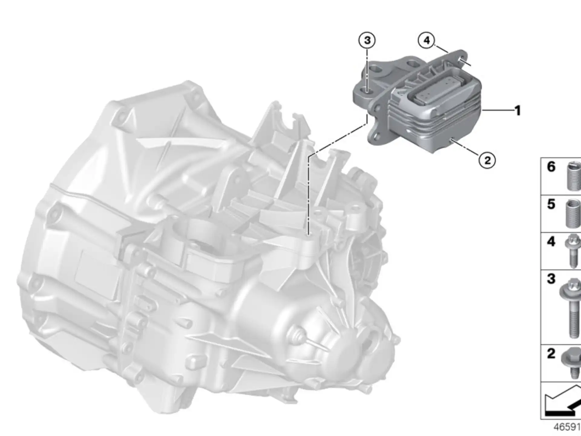 BMW ASA-Schraube F39 F20 F44 F45 F46 F48 G01 G05 G20 G21 F54 F55 F56 F56E F57 F60 22316864386