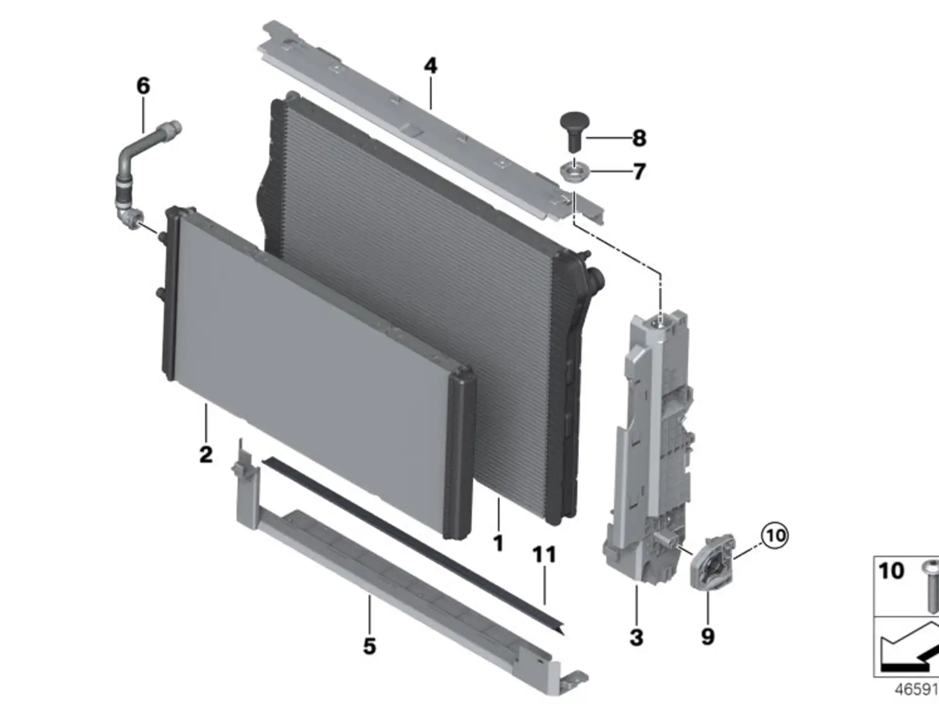 BMW Kühlmittelkühler F80 F82 F83 F87N 17112284607