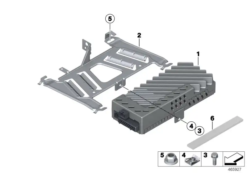 BMW Verstärker Hifi-System F39 F48 65122622761