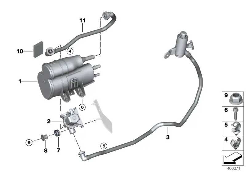 BMW Isolationsventil F15 F30 G05 G30 I01 I12 I15 16137303949