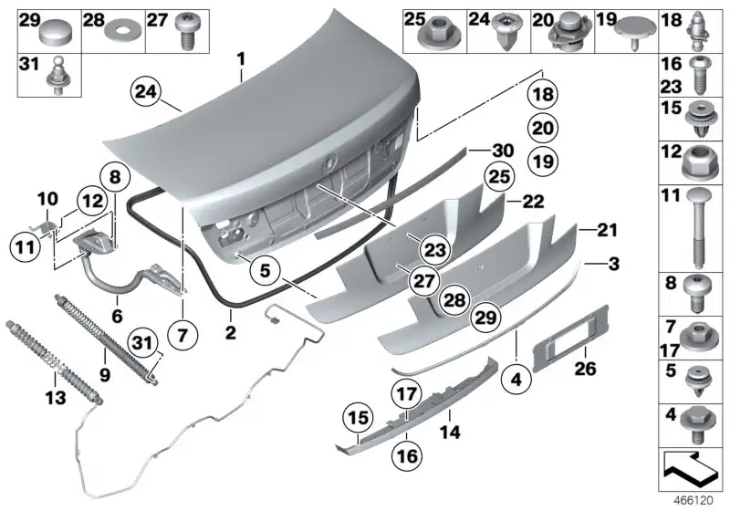 BMW Clip F01 F02 F04 07149204857 - Bildposition 15