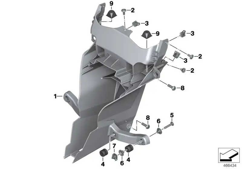 BMW Frontträger K49 46637717040 - Bildposition 01