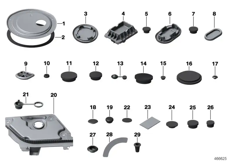 BMW Deckel Batterie F55 F56 F56E F57 51717317737 - MINI F55, MINI