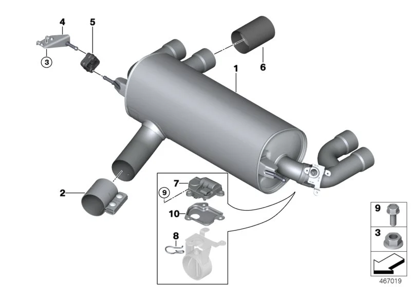 BMW Sechskantschraube F15 F16 F20 F21 F22 F23 F30 F31 F32 F33 F34 F36 F39 F44 F45 F48 F80 F82 F83 F85 F86 F87 F87N F90 F91 F92 F93 F95 F96 G01 G02 G05 G06 G07 G11 G12 G14 G15 G16 G20 G21 G28 G29 M40i G30 G31 G32 I12 I15 F54 F55 F56 F57 F60 18308623584