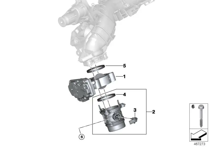BMW Drosselklappe F10 F11 F15 F20 F21 F22 F23 F25 F26 F30 F31 F32