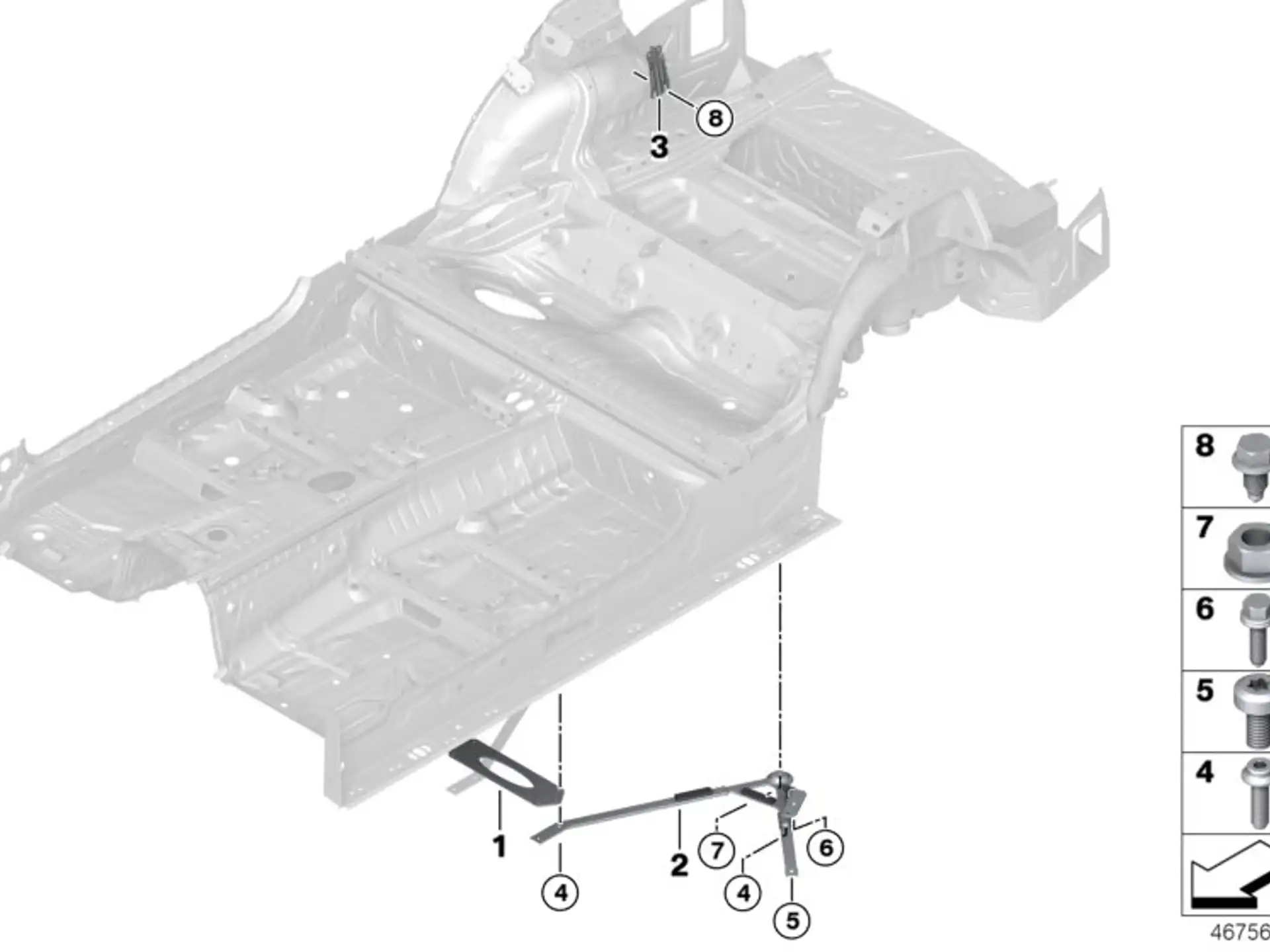 BMW Zylinderschraube E36 E46 E85 E86 F80 F82 F83 F87 F87N 17227833189