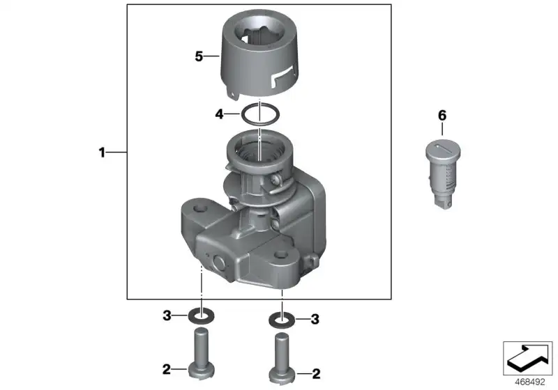 BMW Abdeckkappe K46 K47 K48 K50 K51 K52 K53 K54 K61 K67 K83 K84 5