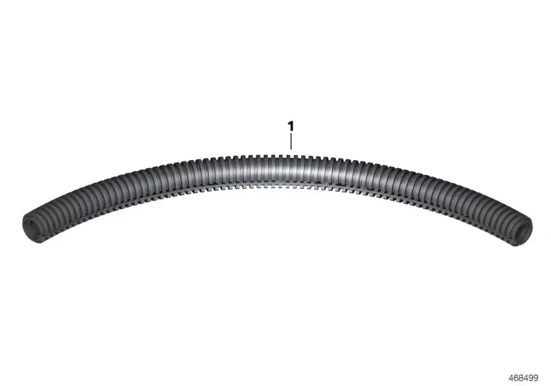 BMW Wellrohr geschlitzt K21 12517803874