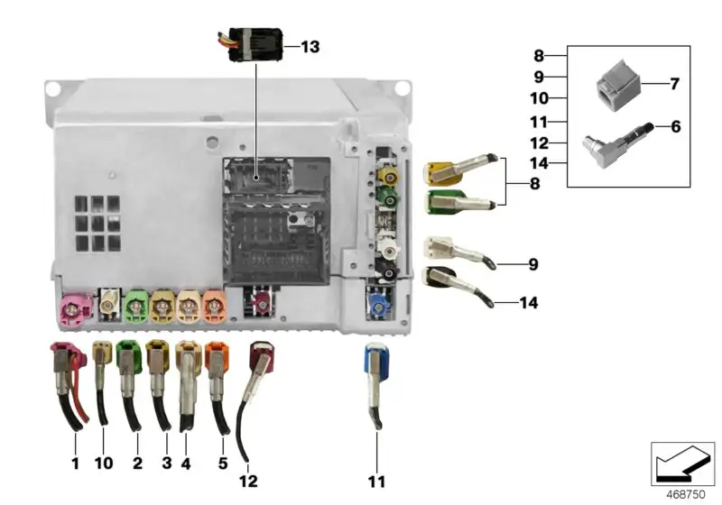 BMW Rep.-Modul Teleservices 61119319285 - Bildposition 02