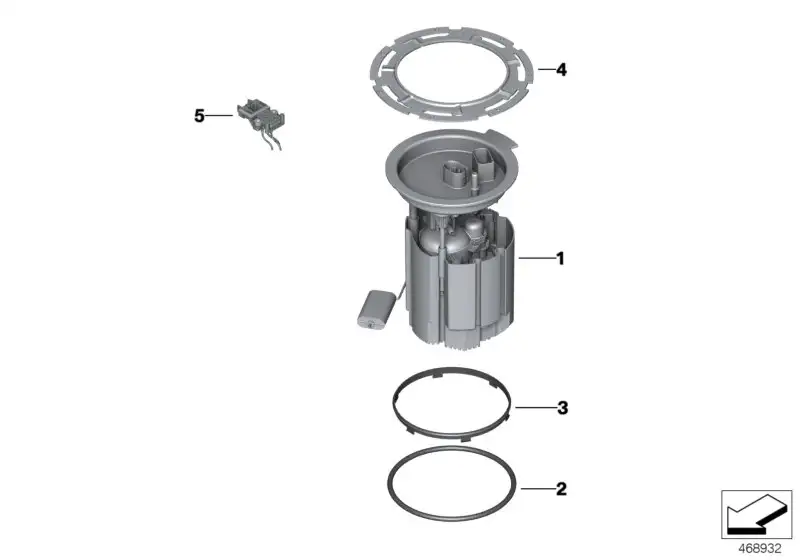 BMW Druck-Temperatur Sensor F30 G11 G12 G30 16117361966