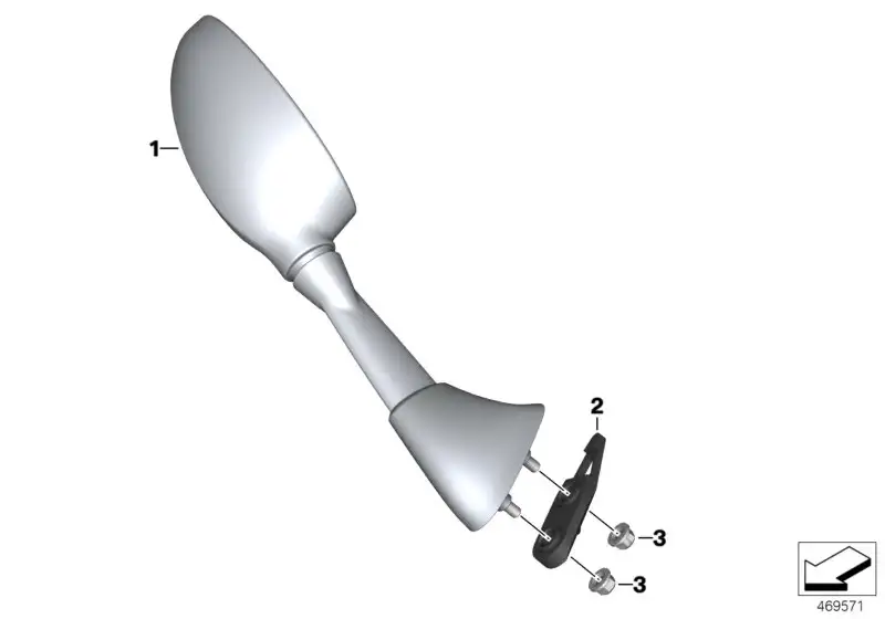 BMW Entkopplungselement links K42 K46 51167718515 - Bildposition