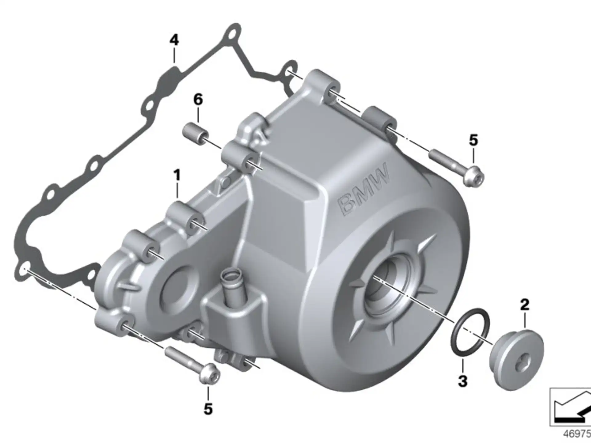 BMW Dichtung Generatordeckel K02 K03 11138562768