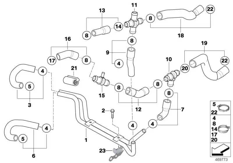 BMW T-Stück R52 R53 17127518615