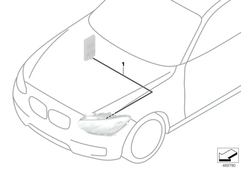 BMW Nachrüstkabelsatz LED Scheinwerfer F30 F31 61122410239
