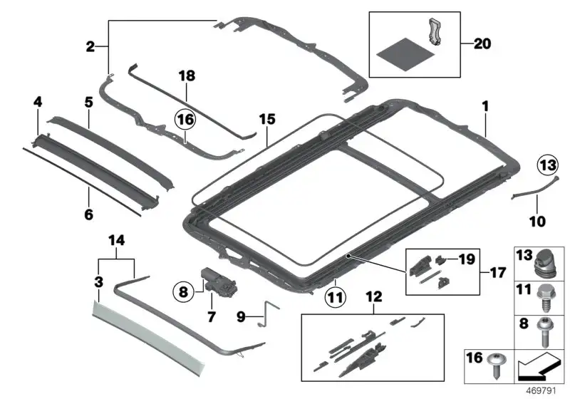 BMW Windabweiser E70 54137171811 - X5 E70