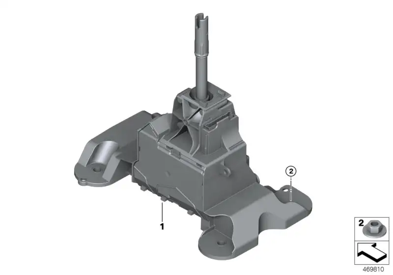BMW Schaltbox Gangwahlschalter F39 F48 61317950472 - X1 F48, X1 L