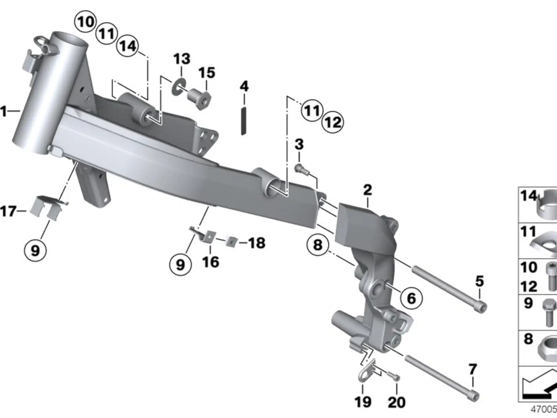 BMW Zylinderschraube K15 46517697021