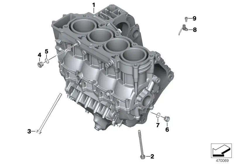 BMW Verschlussschraube Innentorx K40 K43 K44 11117676190