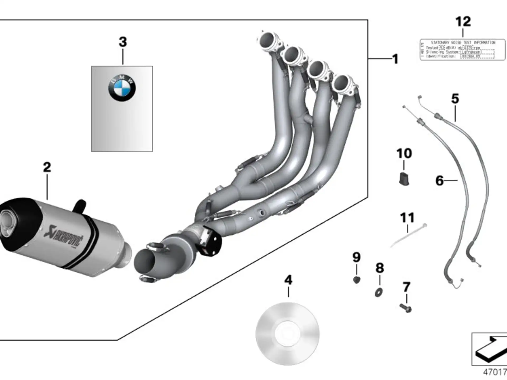 BMW Abdeckkappe K42 K46 12527700428