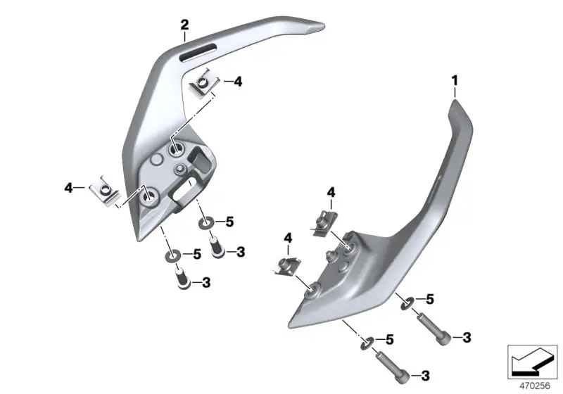 BMW Haltegriff links K03 46548566275