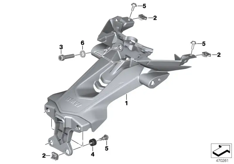 BMW Karosserieschraube mit Bund K02 K03 46638558356