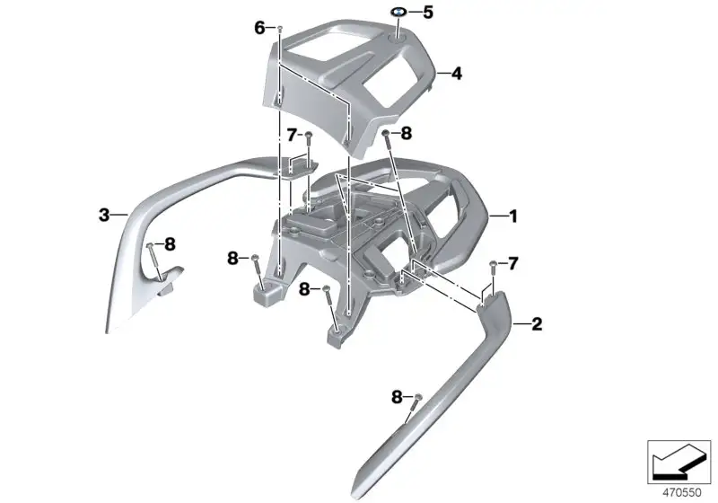 BMW Haltegriff links K52 46548548023 - Bildposition 02
