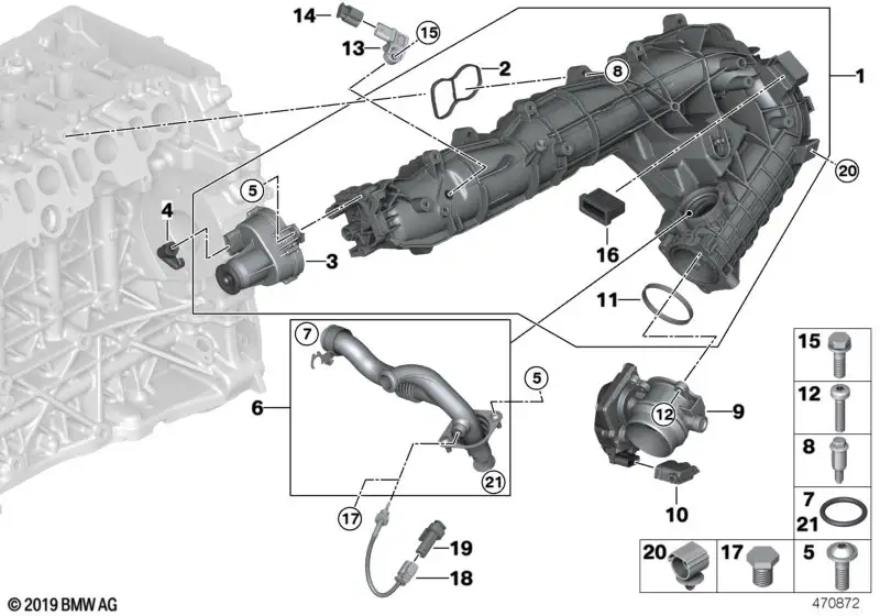 BMW Buchsengehäuse E60 E61 E81 E82 E83 E84 E87 E88 E90 E91 E92 E9