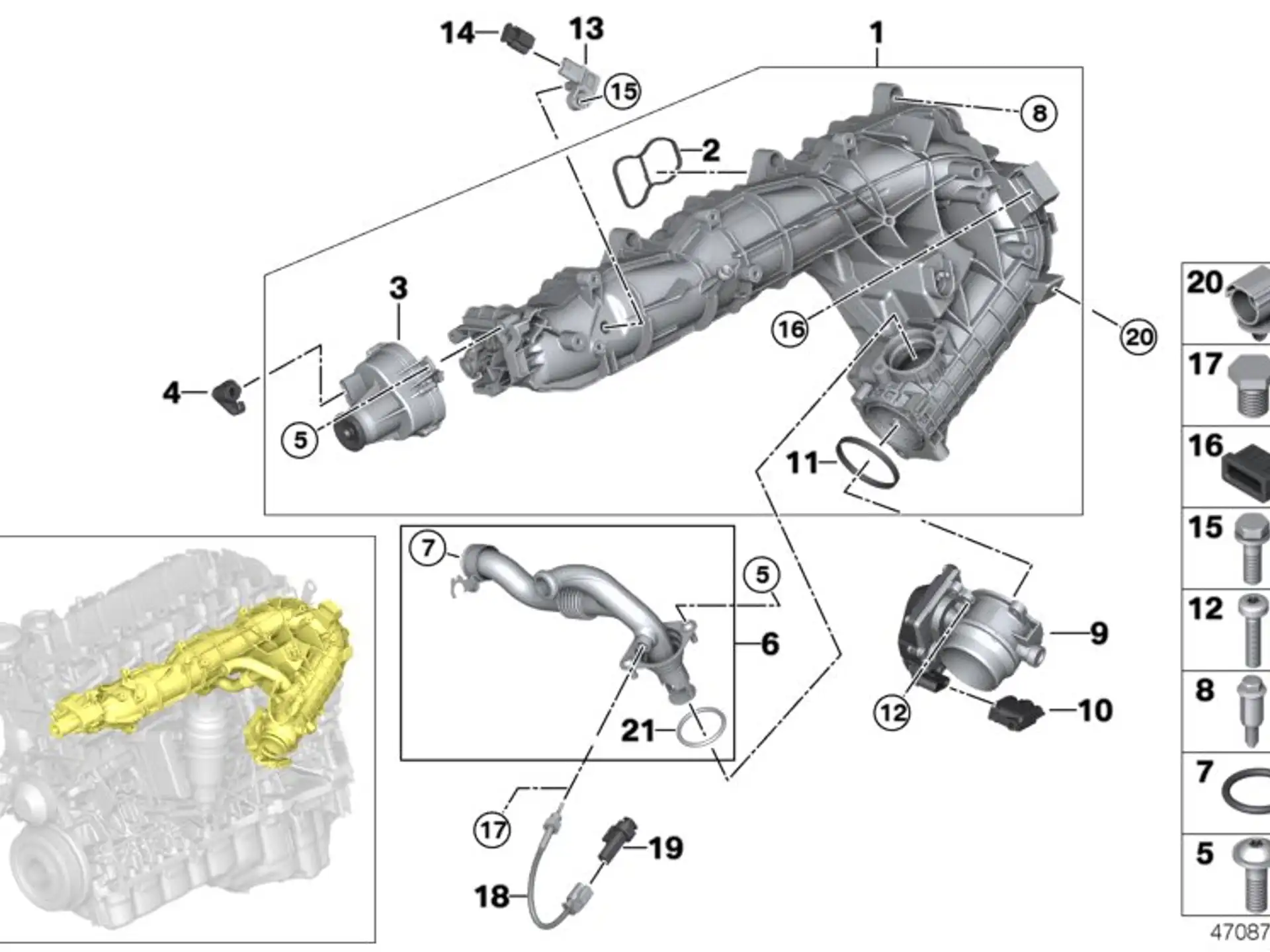 BMW O-Ring E70 E71 E90 E91 E92 E93 F01 F02 F07 F10 F11 11618511416