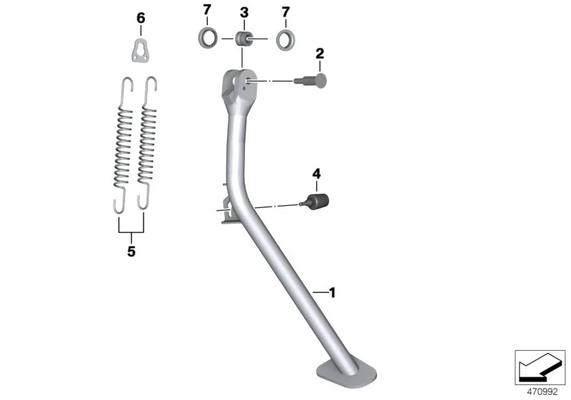 BMW Seitenstützenschraube K21 K25 K25H K26 K27 K28 K29 K40 K42 K43 K44 K46 K48 46537707216