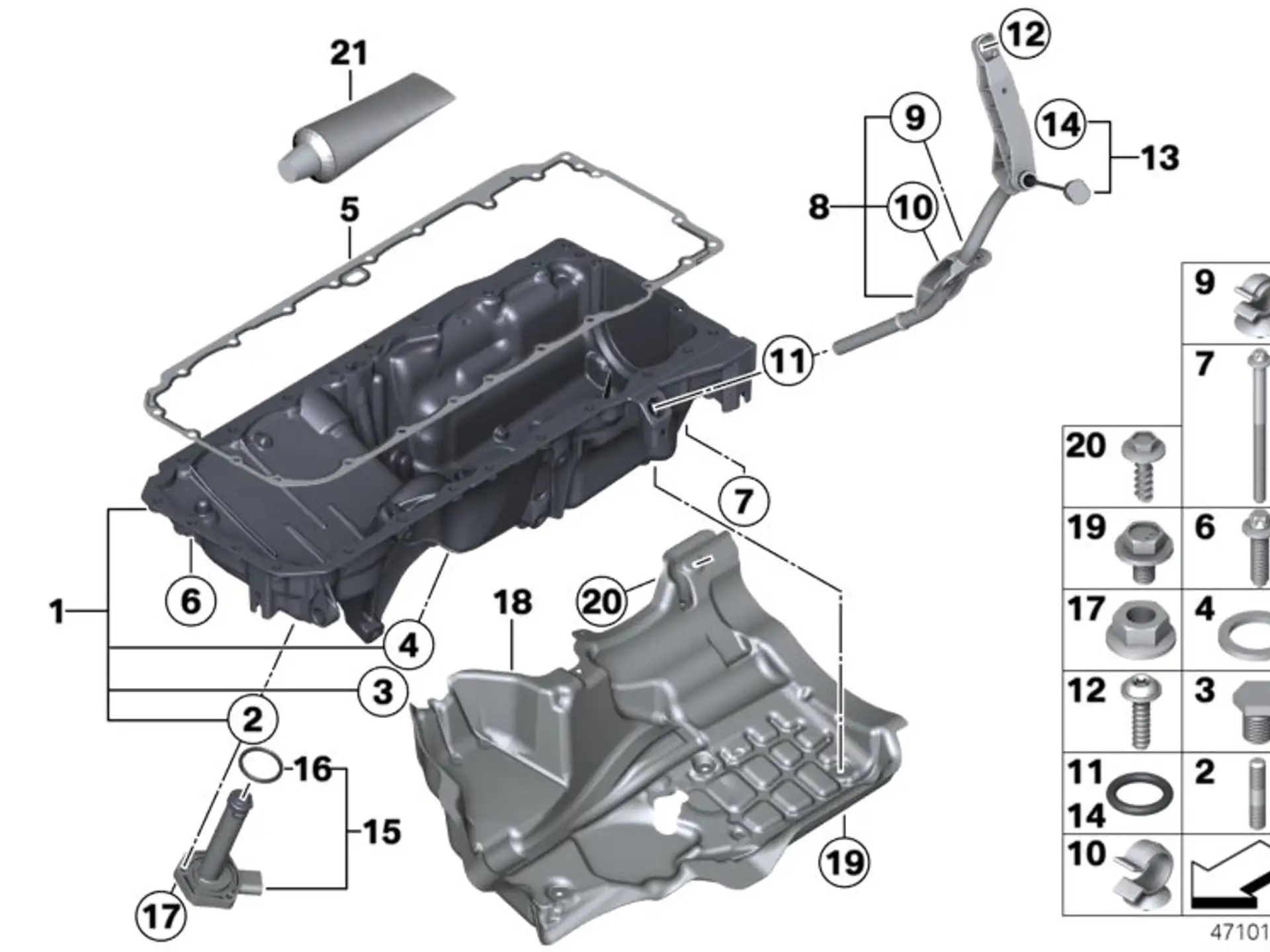 BMW Abdeckung Akustik F01 F02 F06 F07 F10 F11 F12 F13 11148512651