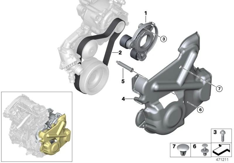 BMW Klammer E32 E34 E36 E39 F39 F45 F48 F60 51488181420