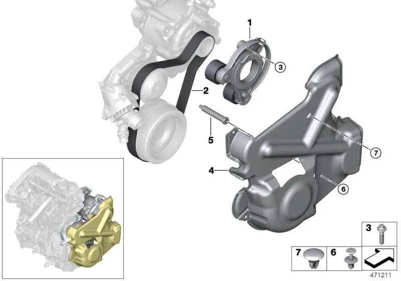 BMW Klammer E32 E34 E36 E39 F39 F45 F48 F60 51488181420 - 2er, Z3