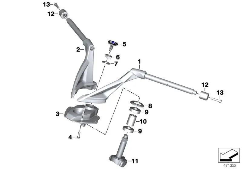 BMW Lenkergewicht K48 32717717088 - Bildposition 12